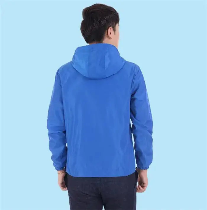 2024 New Women‘s Jacket Outerwear Spring Autumn Hooded Casual Windbreaker Coat Summer Sunscreen Clothing Family Size 7XL A8 - Lootquake