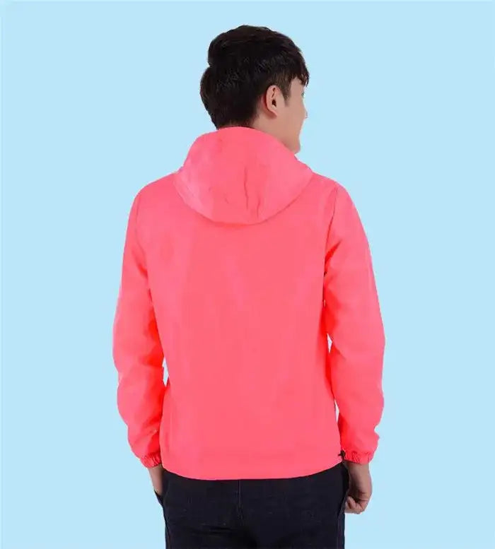 2024 New Women‘s Jacket Outerwear Spring Autumn Hooded Casual Windbreaker Coat Summer Sunscreen Clothing Family Size 7XL A8 - Lootquake