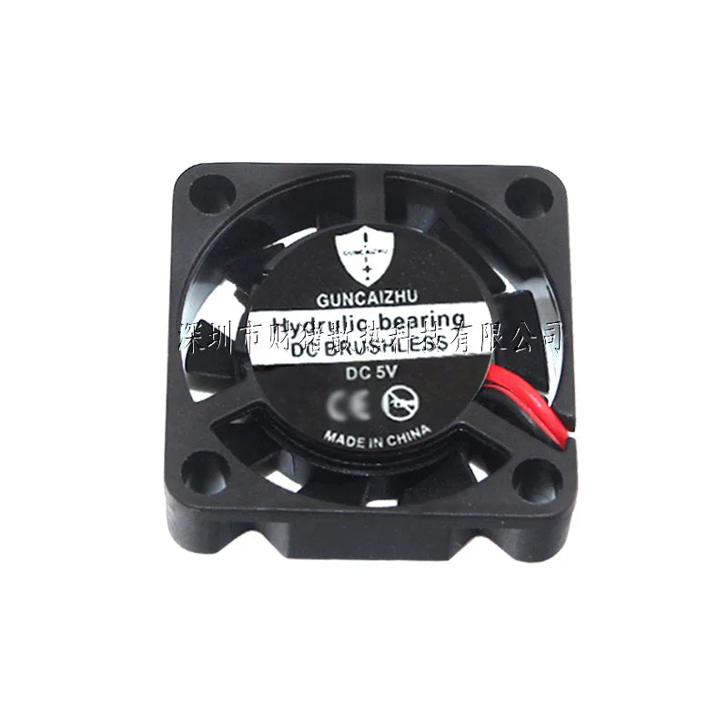 Ventilador 2507 de 25 x 25 x 7 mm con cojinetes de aceite, CC 5 V, 12 V, 24 V, 10028 RPM, 0,06 A, humidificador con aroma a pastel de frambuesa y 2 pines.