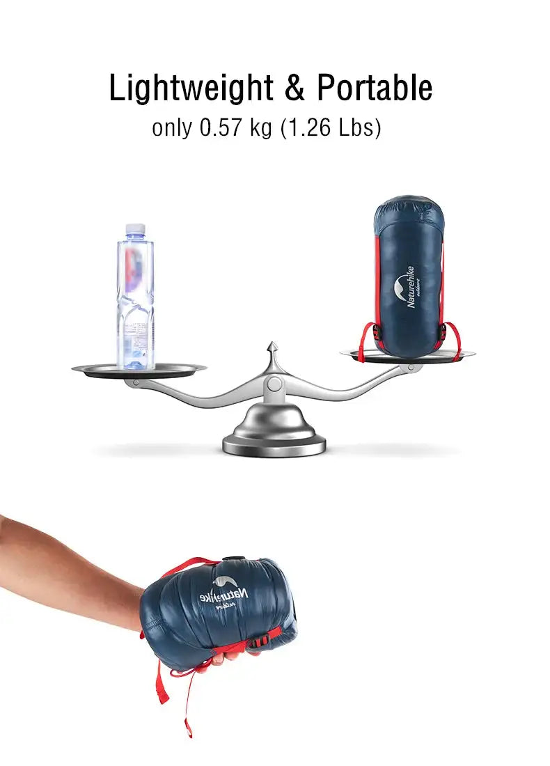 Naturehike CW280 Sleeping Bag Winter Waterproof Goose Down Sleeping Bag Ultralight CWM400 Hiking Camping Sleeping Bag - Lootquake