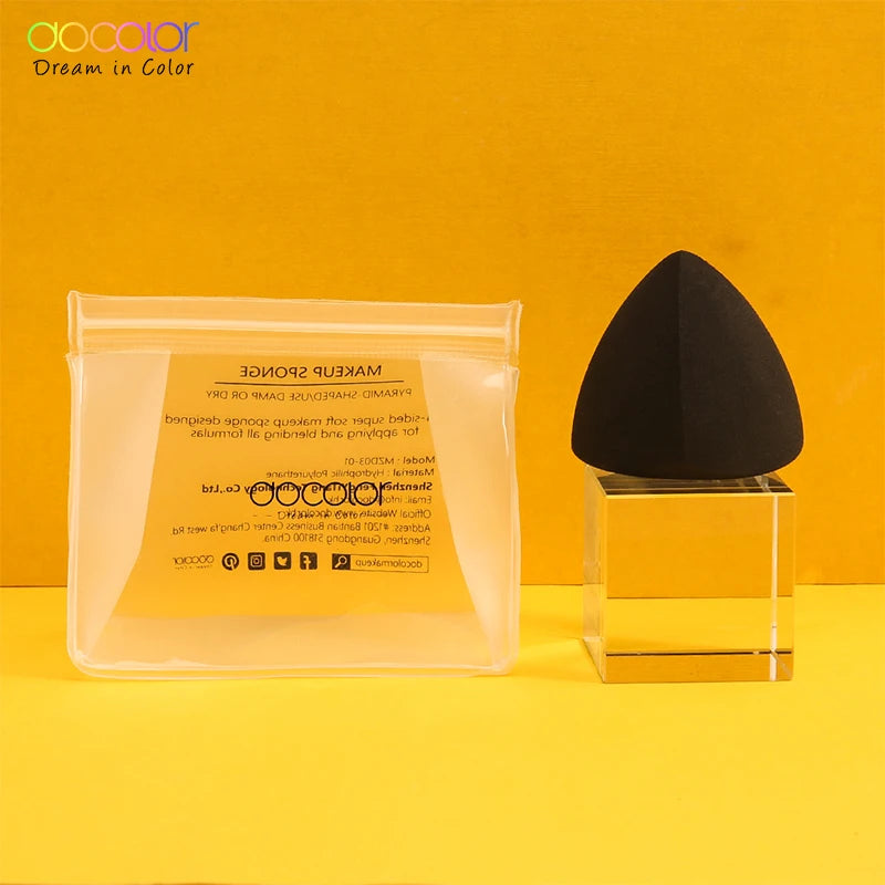Docolor Makeup Foundation Sponge Face Makeup Cosmetic Puff Powder Beauty Egg Facial Soft Tools Accessories Ball Bevel Cut