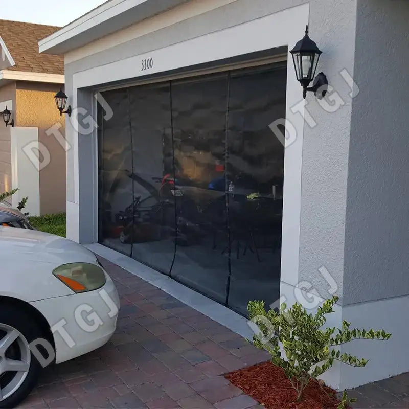 Large Size Magnetic Garage Door Curtain Custom Size Mosquito Net Anti Fly Insect Screen Used in Pavilions Balconies Outdoor Tent - Lootquake