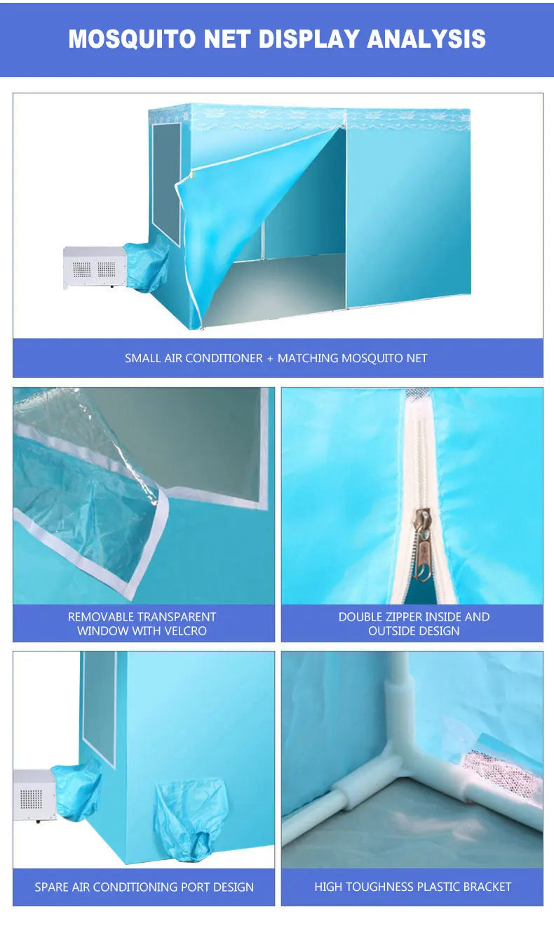 Climatiseur domestique Air conditionné Pet Portable Air Conditioner Petits climatiseurs