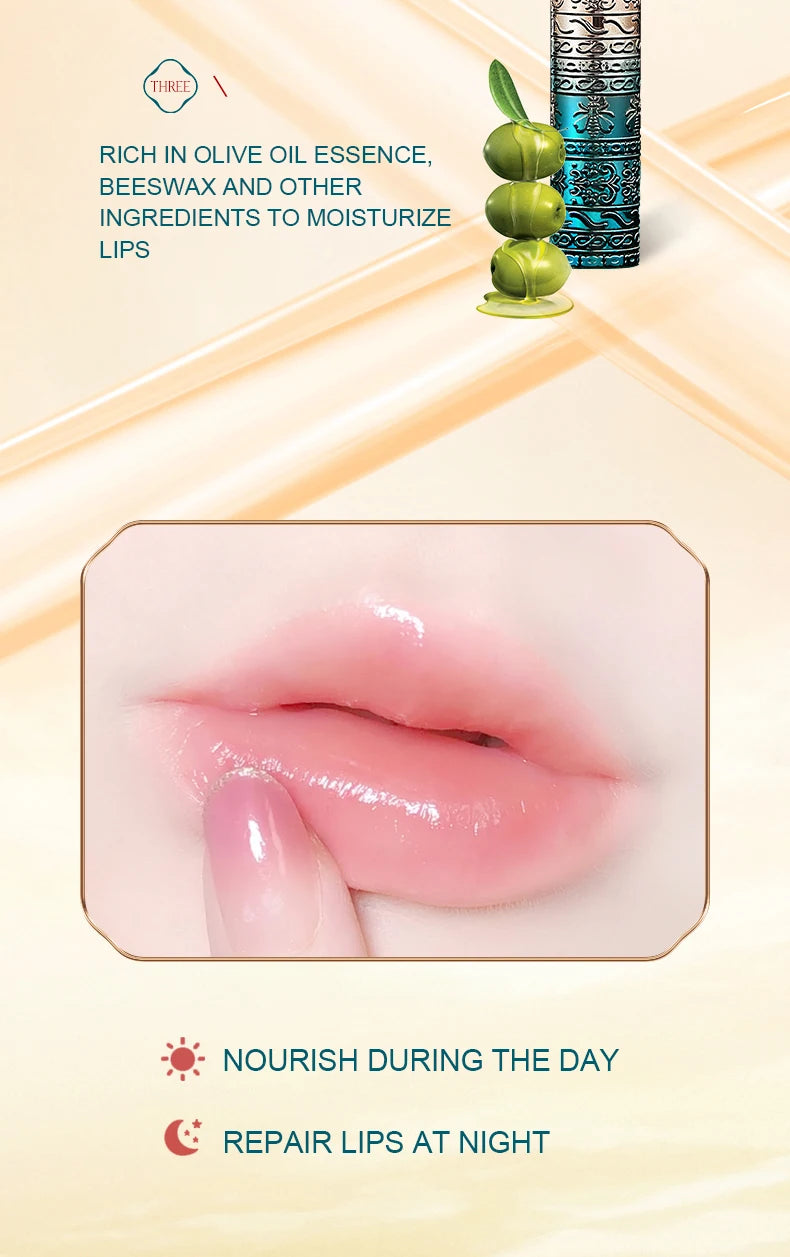 O‘CHEAL Moisturizing Lip Balm Long Lasting Nutritious Lipstick Temperature Change Care Magical Hydrating Lips Gloss Mask