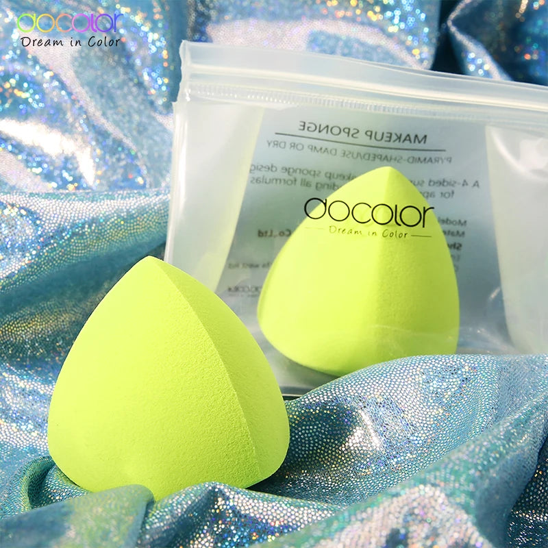 Docolor Makeup Foundation Sponge Face Makeup Cosmetic Puff Powder Beauty Egg Facial Soft Tools Accessories Ball Bevel Cut