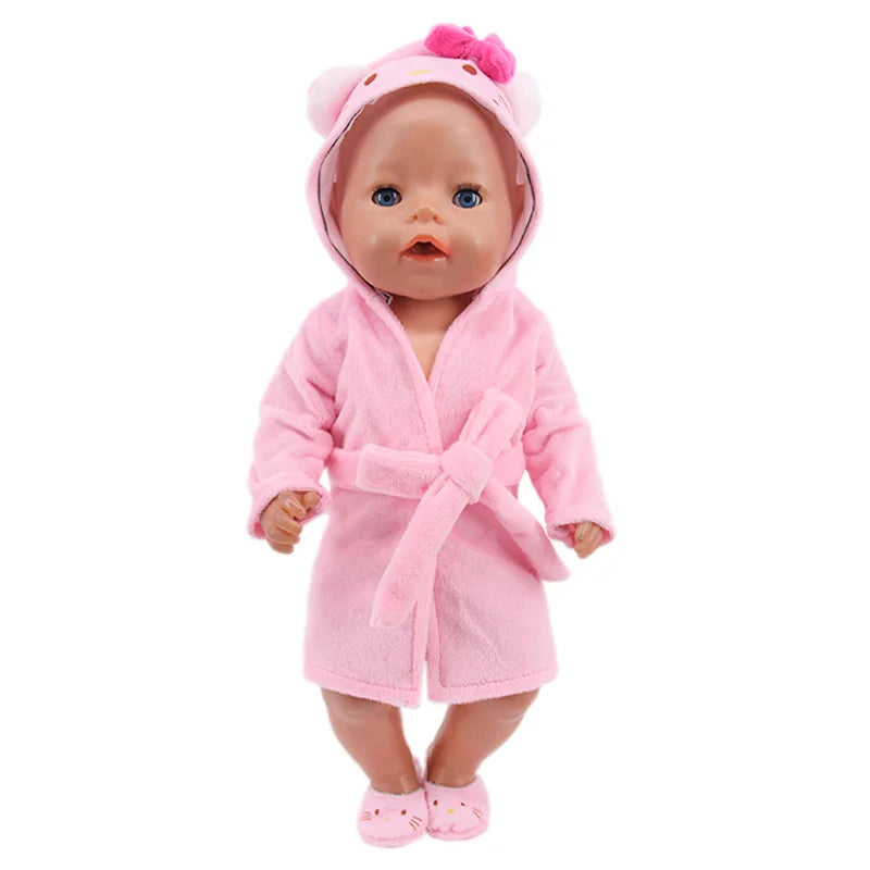 Doll Baby Clothes Kittys Kitten Cat Cartoon Dress Shoes Fit 18 Inch American&43cm Reborn New Born Baby Doll OG Girl`s Toy Doll - Lootquake
