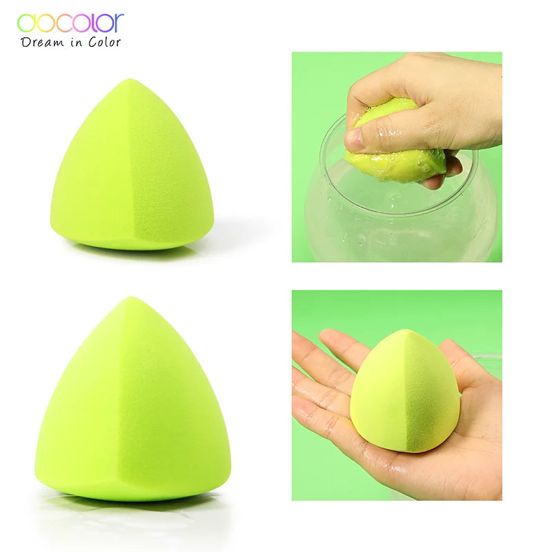 Docolor Makeup Foundation Sponge Face Makeup Cosmetic Puff Powder Beauty Egg Facial Soft Tools Accessories Ball Bevel Cut