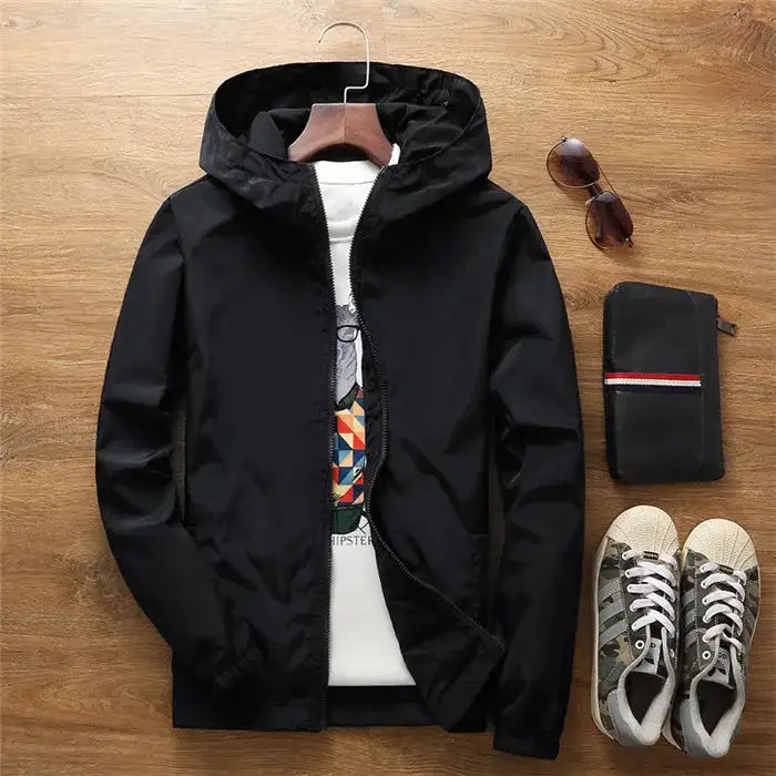 2024 New Women‘s Jacket Outerwear Spring Autumn Hooded Casual Windbreaker Coat Summer Sunscreen Clothing Family Size 7XL A8 - Lootquake