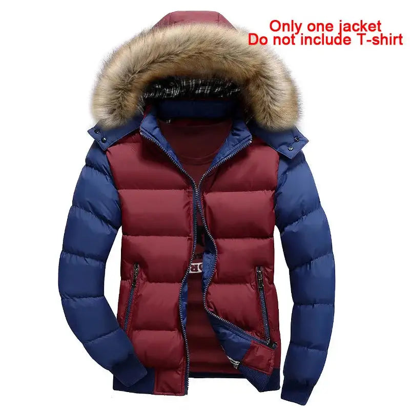 2023 New Jackets Men Winter Warm Faux fur Hoodies Outwear Slim Mens Coats Windbreaker Men Jacket chaqueta hombre MY132 - Lootquake