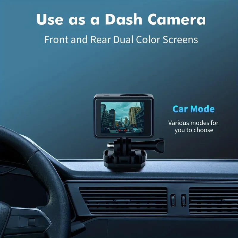 Cámara deportiva para exteriores con pantalla táctil de 2,0 pulgadas, 5K, 30 fps, 4K, 60 fps, antivibración, ultra HD, wifi, cámara de acción inalámbrica para casco