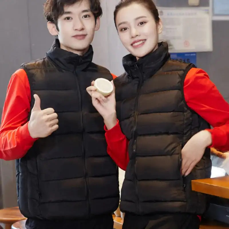 Customized/DIY logo vest personality logo casual men's and women's slim sleeveless top vest autumn and winter clothing - Lootquake