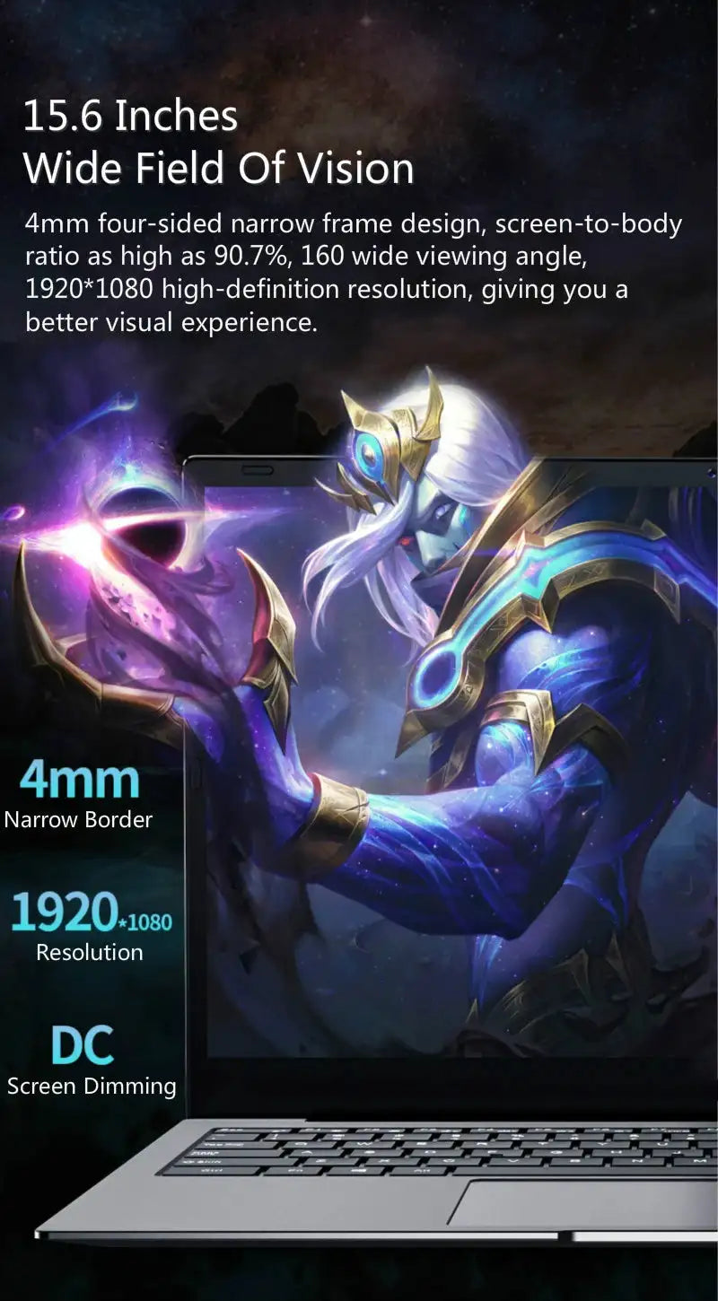 12th Gen i7 i5 15.6 Inch IPS Gaming Laptop i9 10880H i7 1260P NVIDIA MX550 2G NVMe Windows 11/10 Fingerprint Ultrabook Notebook - Lootquake