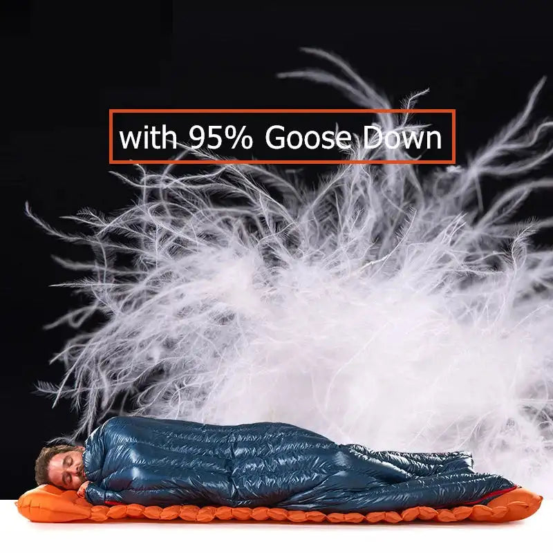 Naturehike CW280 Sleeping Bag Winter Waterproof Goose Down Sleeping Bag Ultralight CWM400 Hiking Camping Sleeping Bag - Lootquake