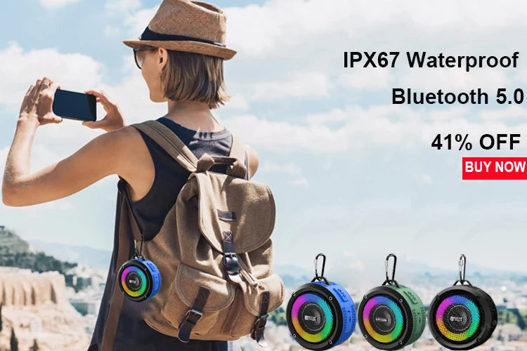 Nuevo mini altavoz Bluetooth inalámbrico con pantalla LED, despertador, tarjeta TF, reproductor de música MP3 para PC y teléfono.