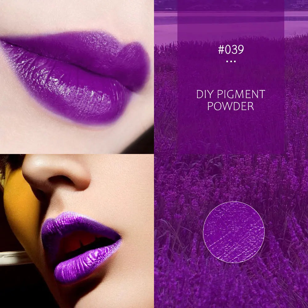 Lápiz labial en polvo de 32 colores, brillo labial de larga duración, pigmento cosmético, material para brillo labial, pigmento para glaseado labial.