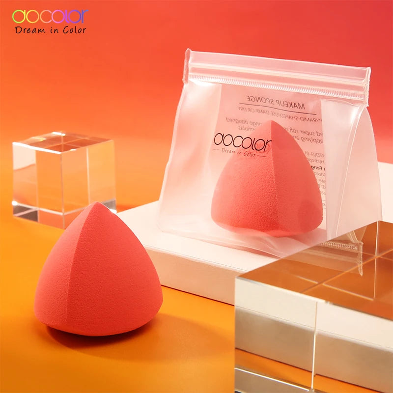 Docolor Makeup Foundation Sponge Face Makeup Cosmetic Puff Powder Beauty Egg Facial Soft Tools Accessories Ball Bevel Cut