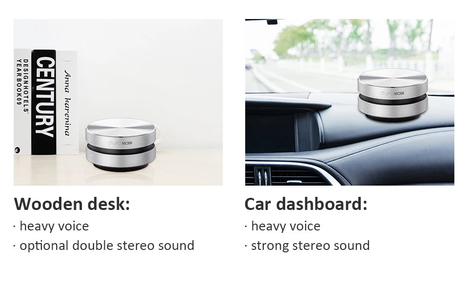 Enceinte à conduction osseuse, Bluetooth, vibration, audio stéréo, numérique, TWS, sans fil, la plus petite enceinte portable DURAMOBI Humbird