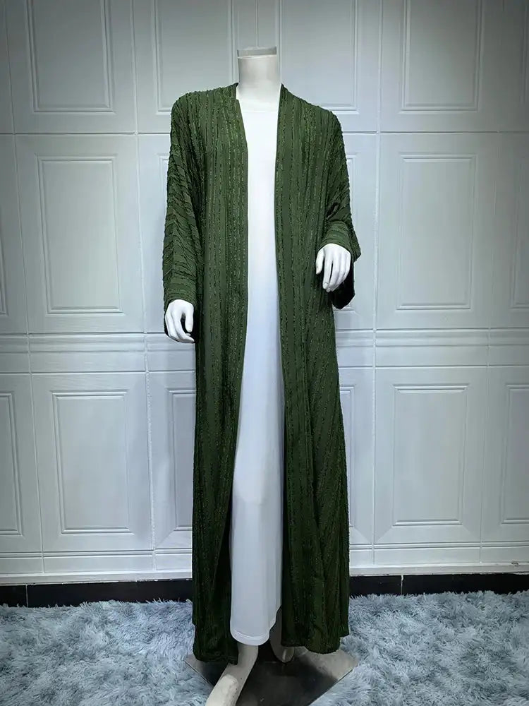 Ramadan Eid Mubarak Kaftan Robe Kimono Femme Musulmane Open Abaya Dubai Turkey Islam Muslim Long Dress For Women Pakistan Caftan - Lootquake