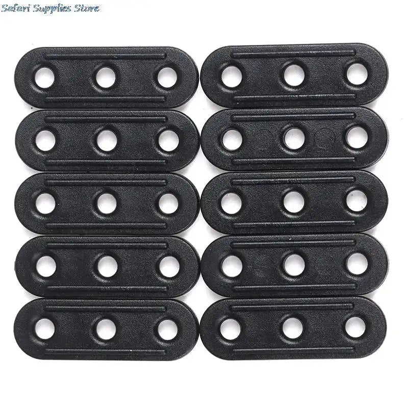 10PCS Tightener Tent Repair Camping Tent Lock Cord Rope Fastener Tensioners Bent Runners Outdoor Camping Accessories - Lootquake