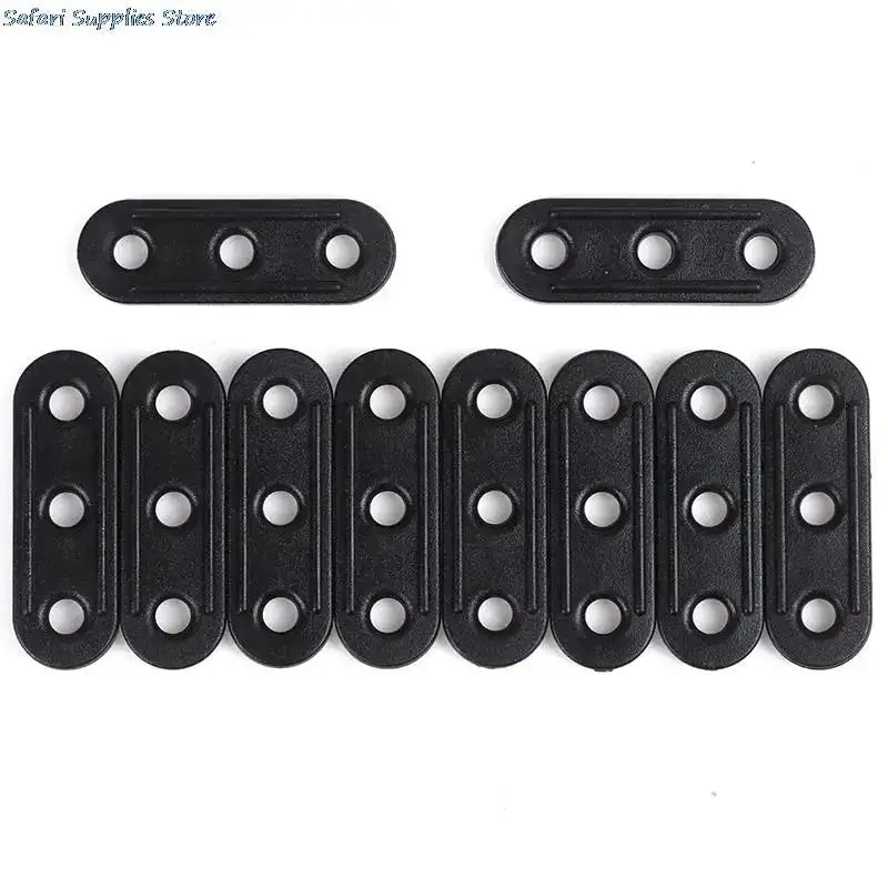 10PCS Tightener Tent Repair Camping Tent Lock Cord Rope Fastener Tensioners Bent Runners Outdoor Camping Accessories - Lootquake