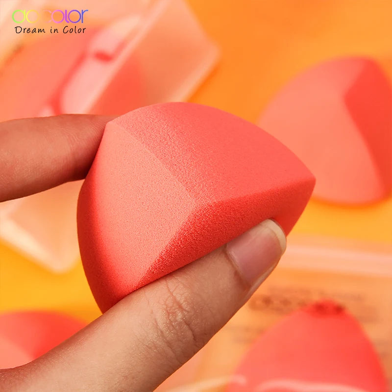 Docolor Makeup Foundation Sponge Face Makeup Cosmetic Puff Powder Beauty Egg Facial Soft Tools Accessories Ball Bevel Cut