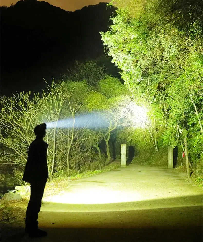 XHP70.2 Use 3*18650 batteries Led Headlamp XHP70 Most Powerful Yellow or White Led Headlight Fishing Camping ZOOM Torch - Lootquake