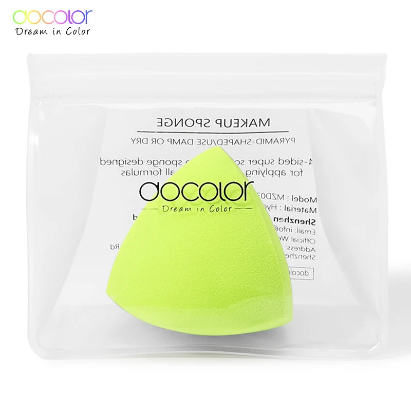 Docolor Makeup Foundation Sponge Face Makeup Cosmetic Puff Powder Beauty Egg Facial Soft Tools Accessories Ball Bevel Cut