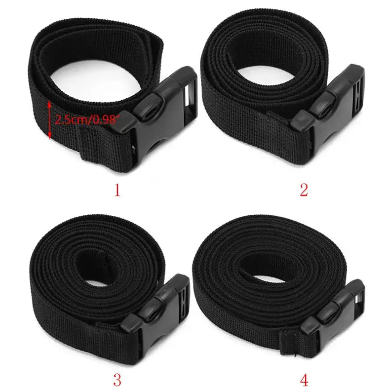 1pc 50cm/100cm/200cm/300cm Outdoor Travel Tied Backpack Luggage Sleeping Bag Long Lash Strap Release Buckle - Lootquake