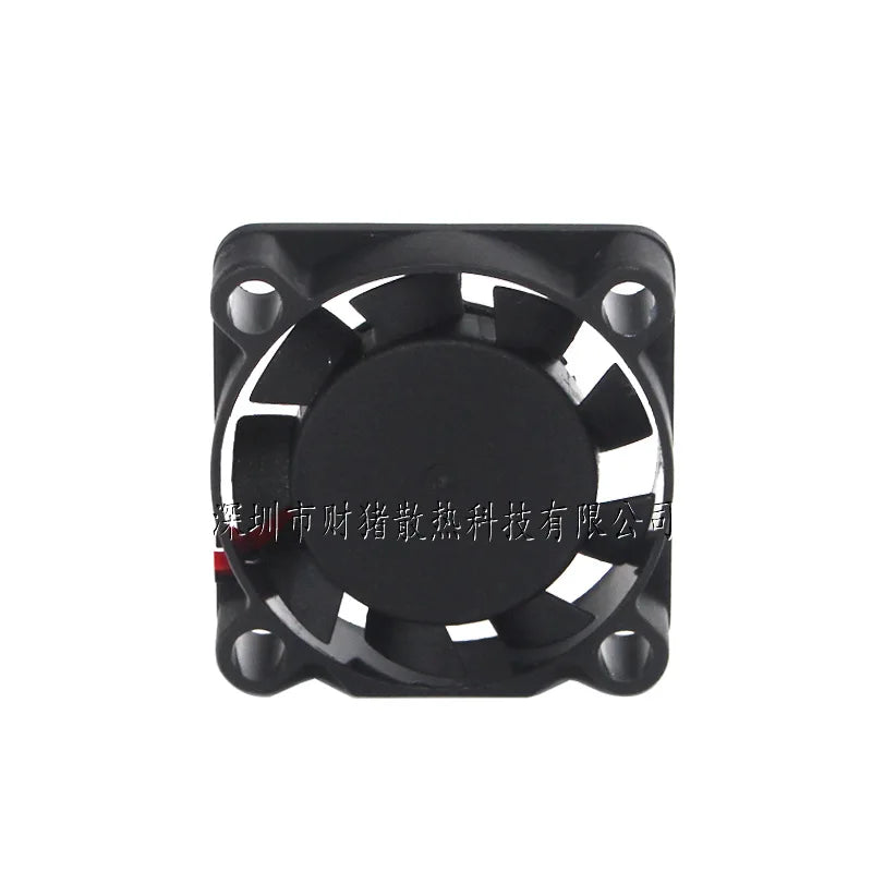 Ventilador 2507 de 25 x 25 x 7 mm con cojinetes de aceite, CC 5 V, 12 V, 24 V, 10028 RPM, 0,06 A, humidificador con aroma a pastel de frambuesa y 2 pines.