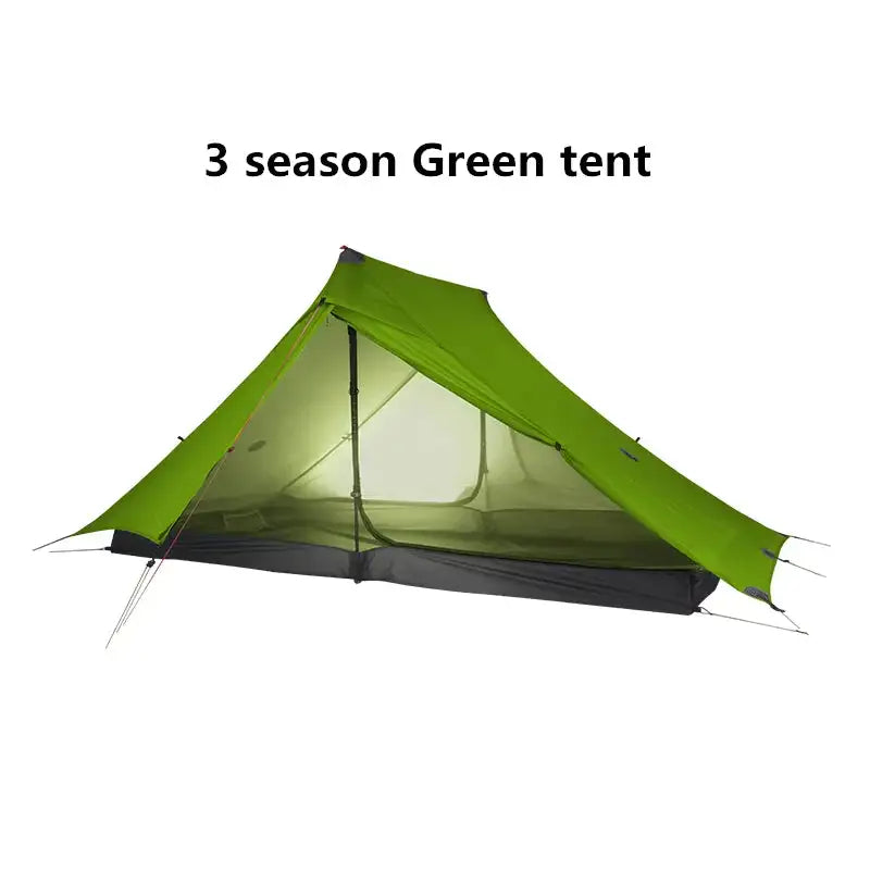 3F UL GEAR LanShan 2 pro 2 Person Outdoor Ultralight Camping Tent 3 Season Professional 20D Nylon Both Sides Silicon Tent - Lootquake
