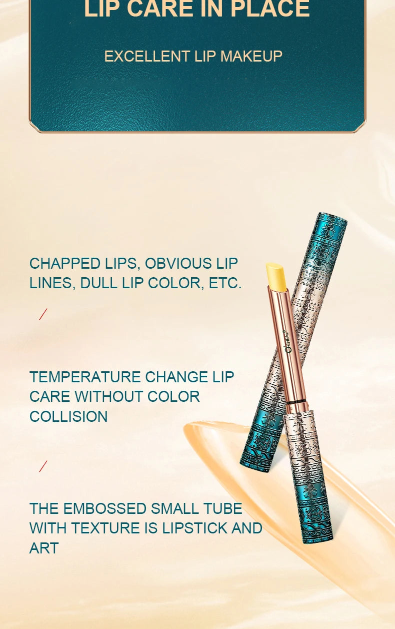 O‘CHEAL Moisturizing Lip Balm Long Lasting Nutritious Lipstick Temperature Change Care Magical Hydrating Lips Gloss Mask