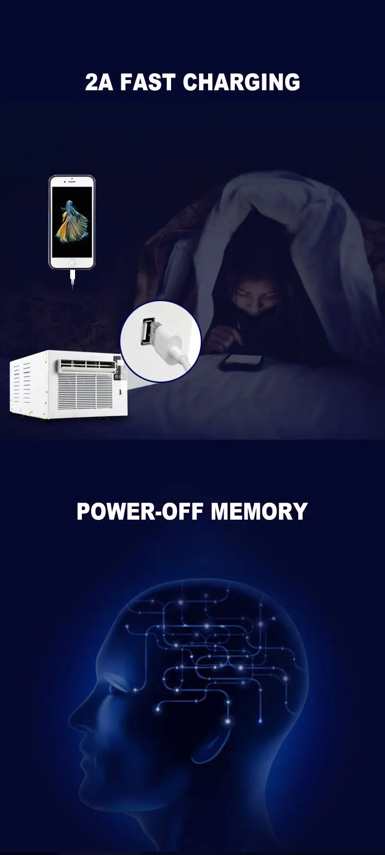 Climatiseur domestique Air conditionné Pet Portable Air Conditioner Petits climatiseurs