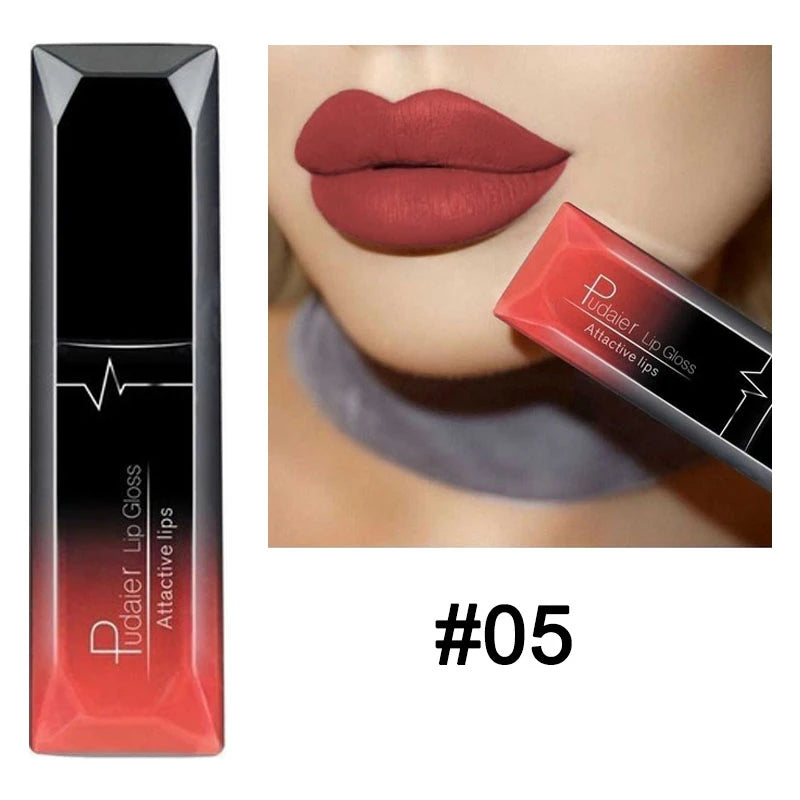 Lápiz labial mate nude de 21 colores, líquido hidratante, resistente al agua, duradero, antiadherente, brillo labial aterciopelado, maquillaje de labios para mujer, cosméticos.