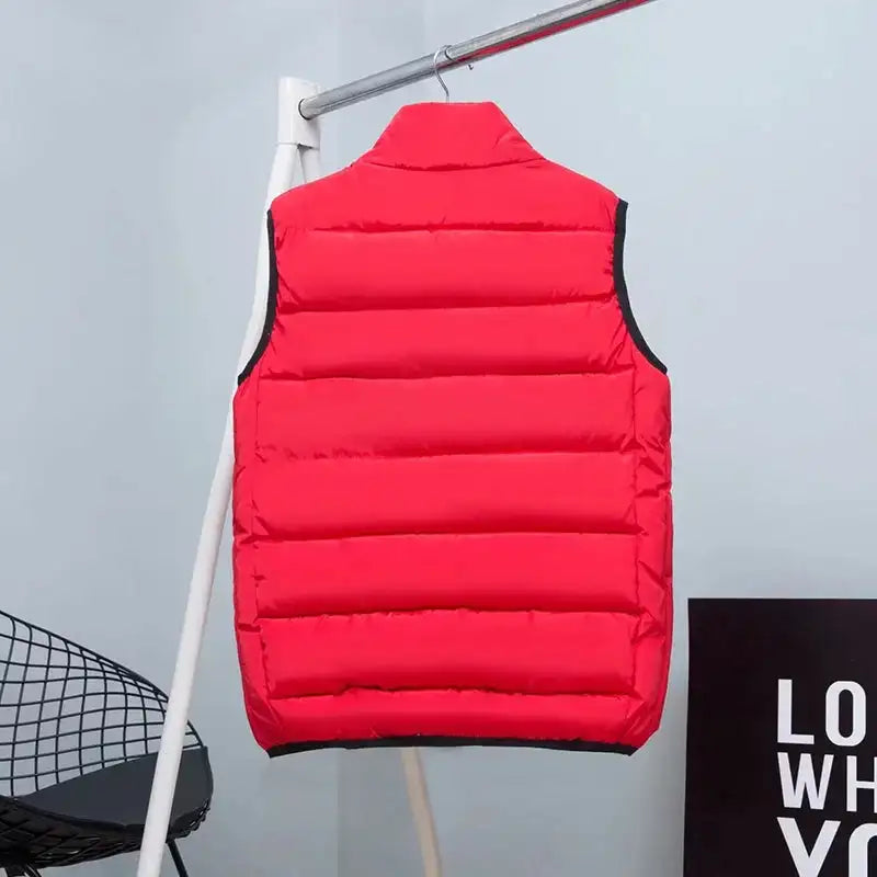 Customized/DIY logo vest personality logo casual men's and women's slim sleeveless top vest autumn and winter clothing - Lootquake