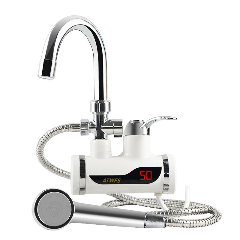 Chauffe-eau électrique instantané, douche chaude instantanée, robinet de cuisine, douche portable sans réservoir
