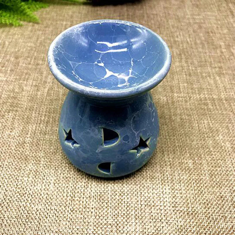 Horno de aromaterapia con velas, lámpara de aromaterapia, horno de aceites esenciales, quemador romántico para el hogar, decoración del hogar