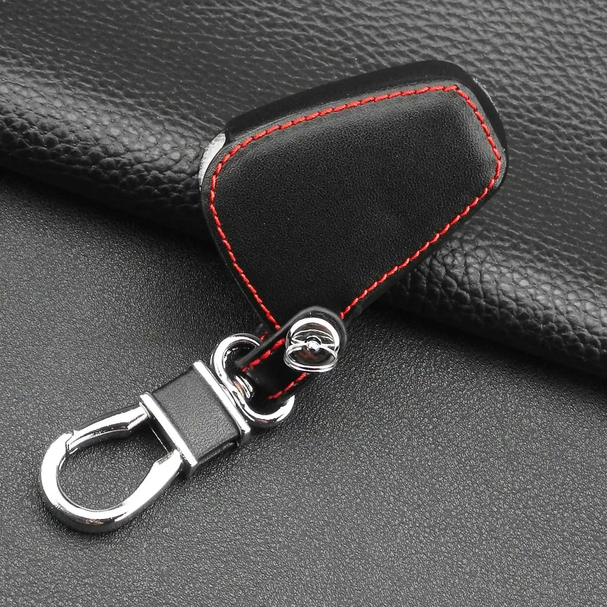 jingyuqin Leather Case Remote Car Key Cover 3/4 Button for Dodge JCUV Jeep Compass Grand Cherokee Patriot Pacifica Chrysler 300C - Lootquake