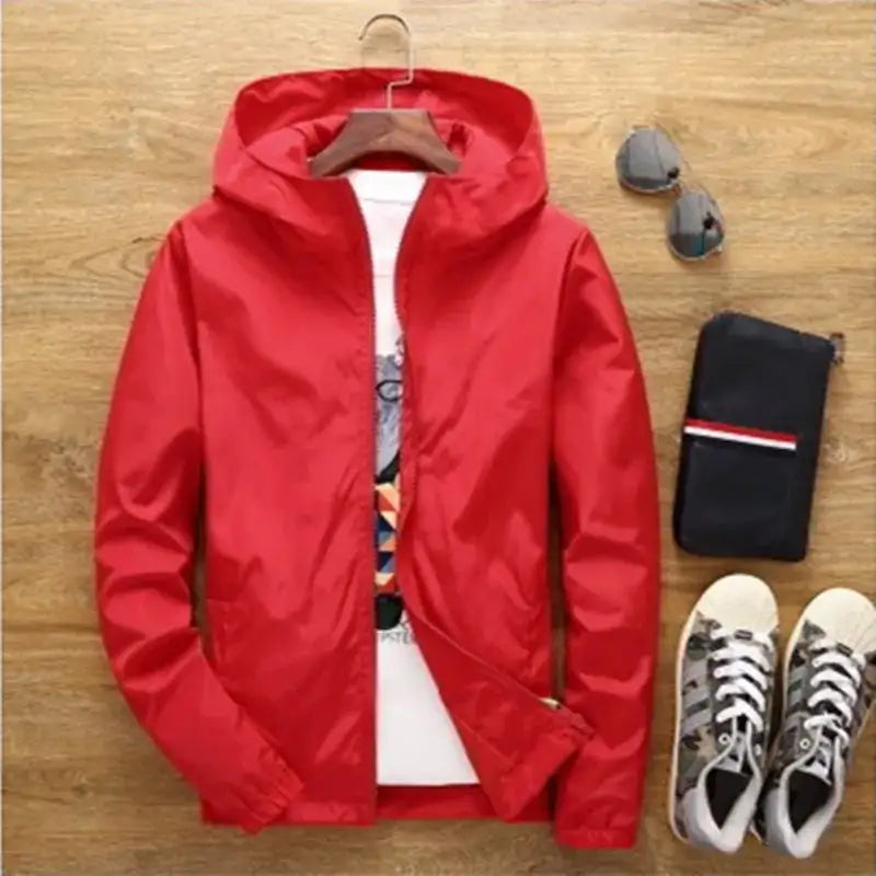 2024 New Women‘s Jacket Outerwear Spring Autumn Hooded Casual Windbreaker Coat Summer Sunscreen Clothing Family Size 7XL A8 - Lootquake