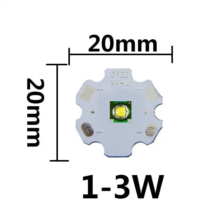 3W 5W 10W 18W T6 XML2 High Power LED Flashlights Parts DIY 3.5*3.5mm/5*5mm XHP50 LED 3V Bead For Bicycle accessories Headlamp - Lootquake