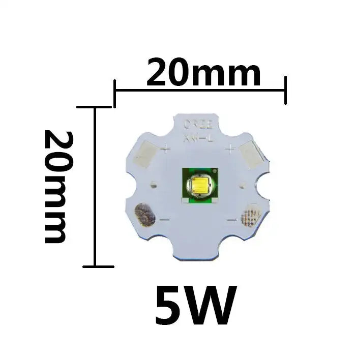 3W 5W 10W 18W T6 XML2 High Power LED Flashlights Parts DIY 3.5*3.5mm/5*5mm XHP50 LED 3V Bead For Bicycle accessories Headlamp - Lootquake
