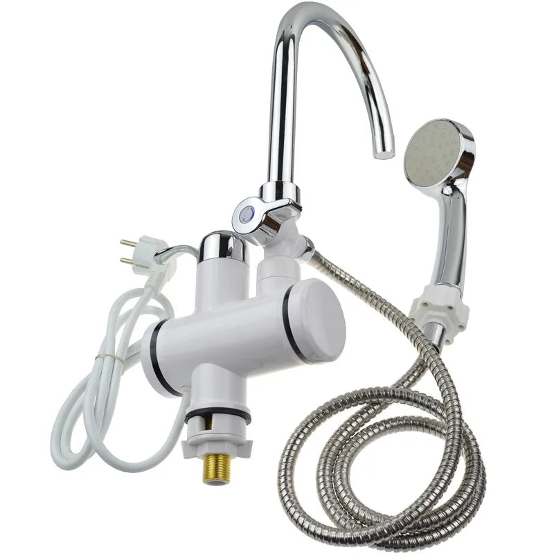 Chauffe-eau électrique instantané, douche chaude instantanée, robinet de cuisine, douche portable sans réservoir