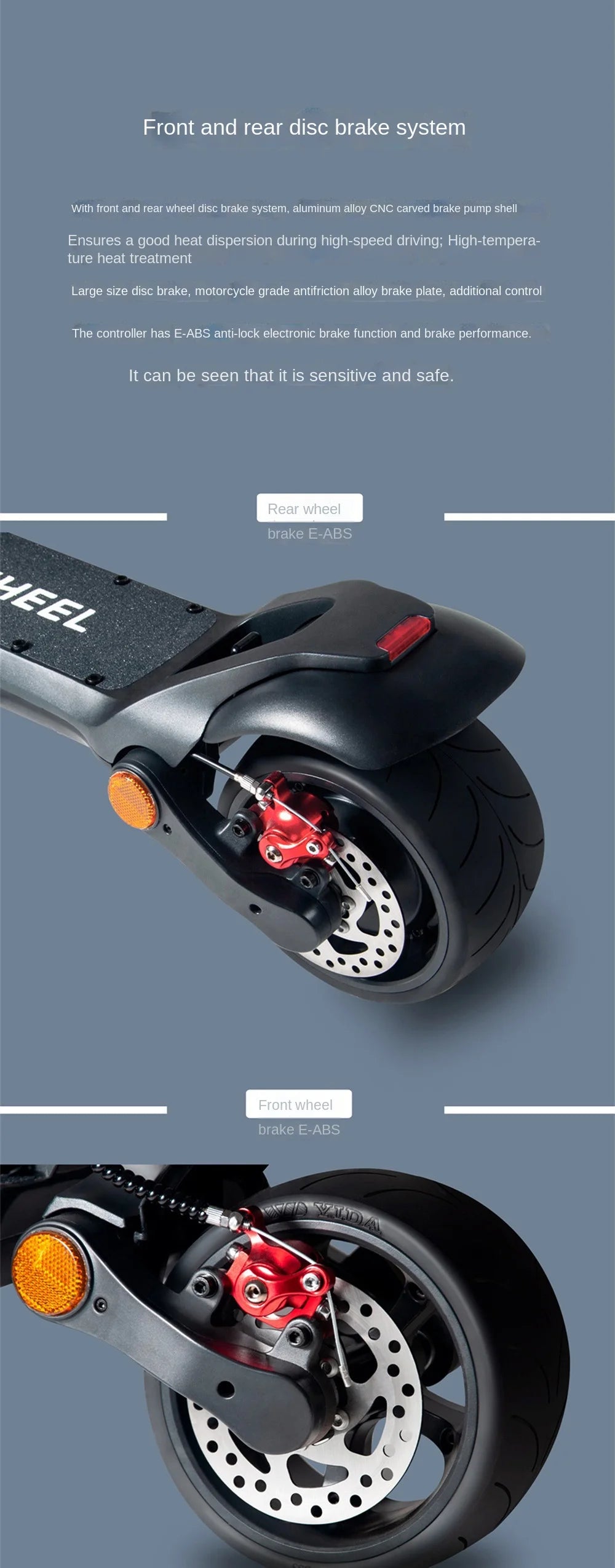 Adult Wide Tire Electric Scooter Double Disc Brake Off-road Electric Vehicle Two-wheel Foldable Driving Scooter