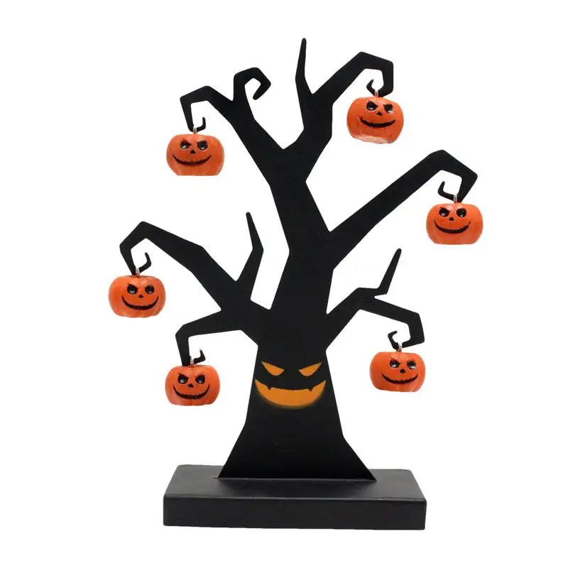 Árbol de mesa de hierro para Halloween