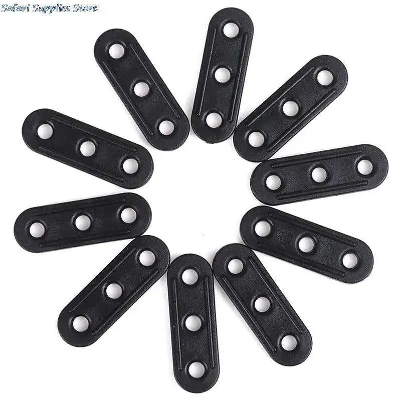 10PCS Tightener Tent Repair Camping Tent Lock Cord Rope Fastener Tensioners Bent Runners Outdoor Camping Accessories - Lootquake