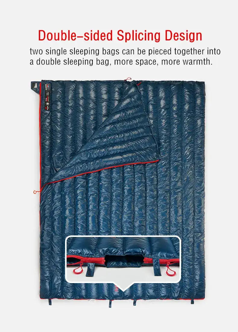 Naturehike CW280 Sleeping Bag Winter Waterproof Goose Down Sleeping Bag Ultralight CWM400 Hiking Camping Sleeping Bag - Lootquake