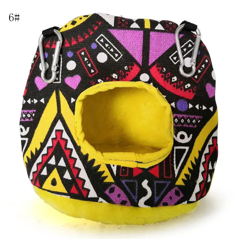 Pet Bird Supplies Round Warm Nest for Birds Parrot Birdhouse Cotton Hammock Bird Cages Parakeet Budgie Hut Tent Bed Hanging Cave - Lootquake