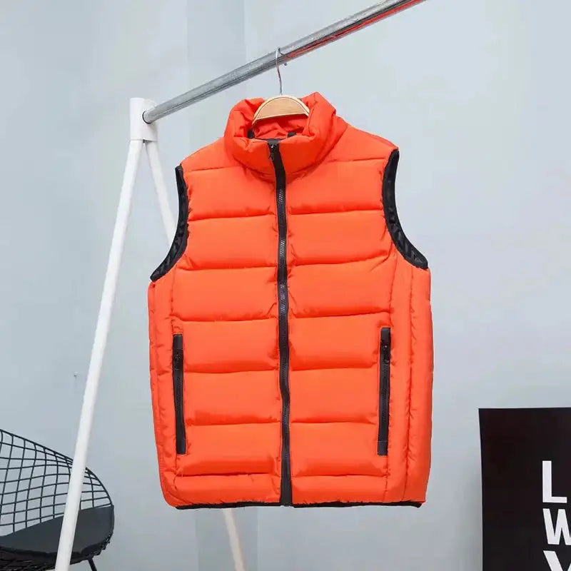 Customized/DIY logo vest personality logo casual men's and women's slim sleeveless top vest autumn and winter clothing - Lootquake