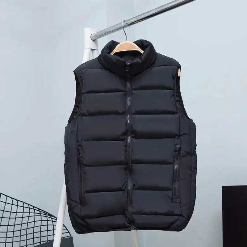 Customized/DIY logo vest personality logo casual men's and women's slim sleeveless top vest autumn and winter clothing - Lootquake