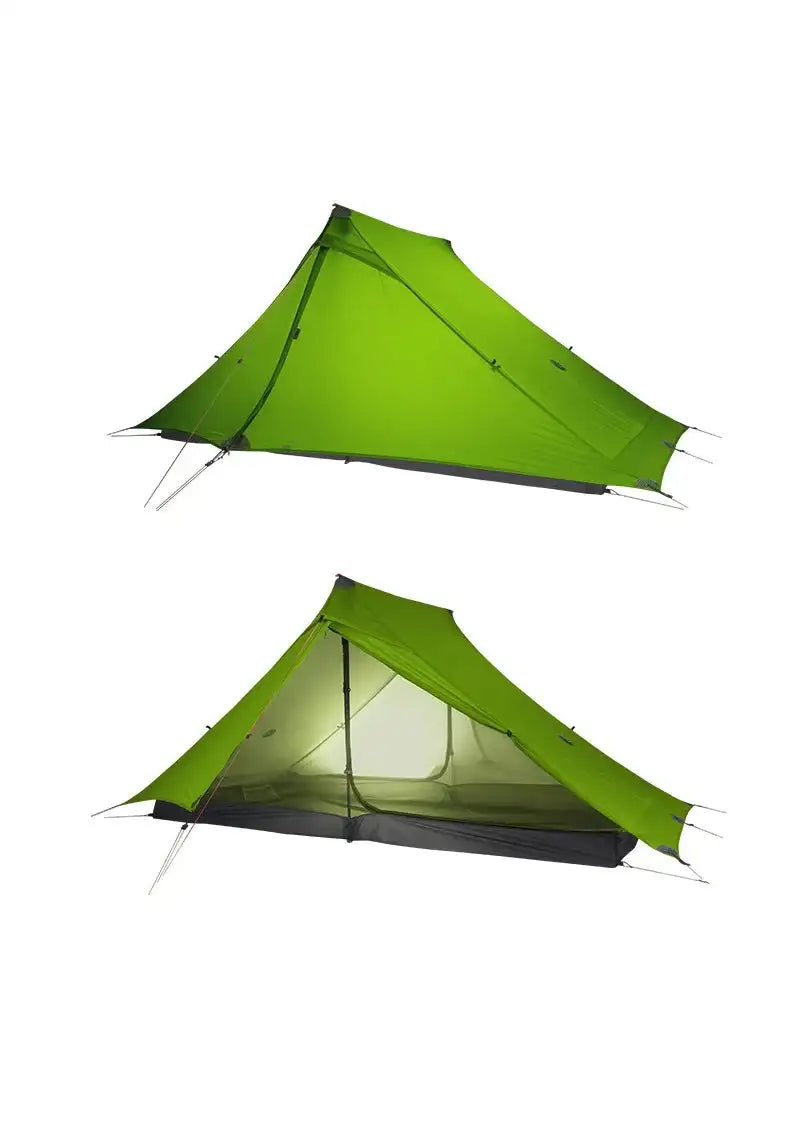 3F UL GEAR LanShan 2 pro 2 Person Outdoor Ultralight Camping Tent 3 Season Professional 20D Nylon Both Sides Silicon Tent - Lootquake