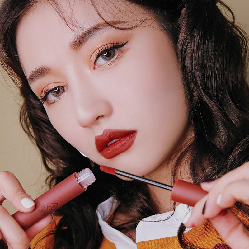 Lápiz labial en polvo color vino tinto de 1 g por botella para maquillaje cosmético, brillo labial de larga duración, pigmento en polvo de mica.